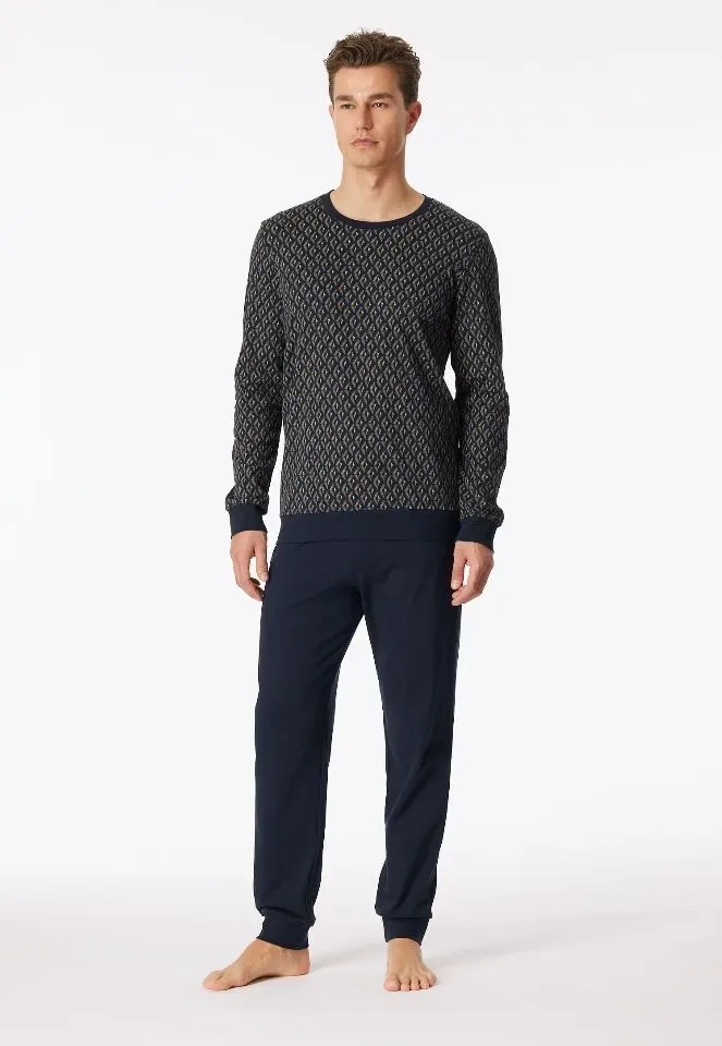 Schiesser – Fine Interlock – Pyjama – 181172 – Night Blue