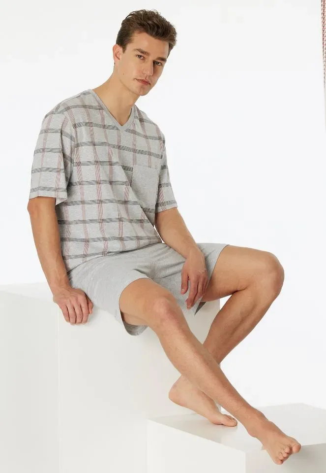 Schiesser - Comfort Nightwear – Pyjama – 181161 – Grey Melange