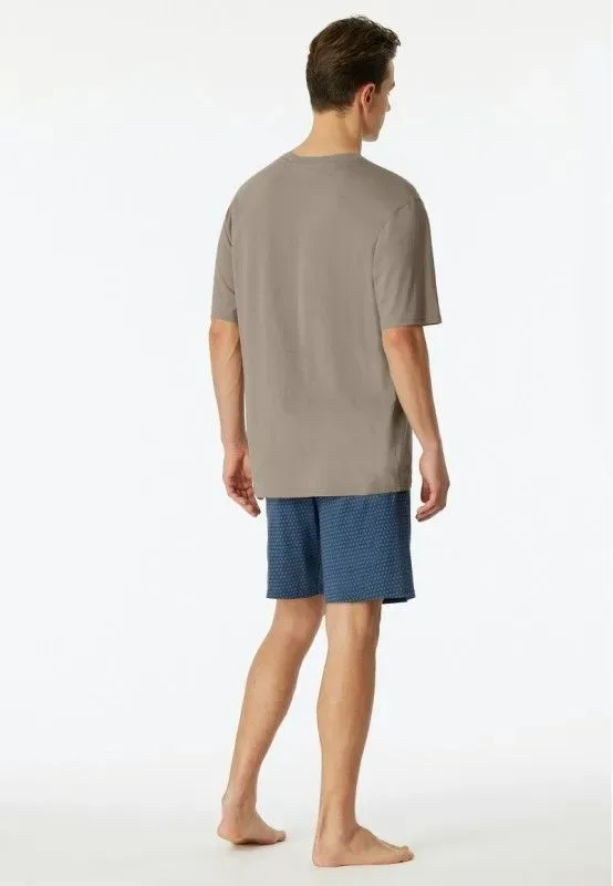 Schiesser - Comfort Essentials – Pyjama – 181153 – Beige Brown