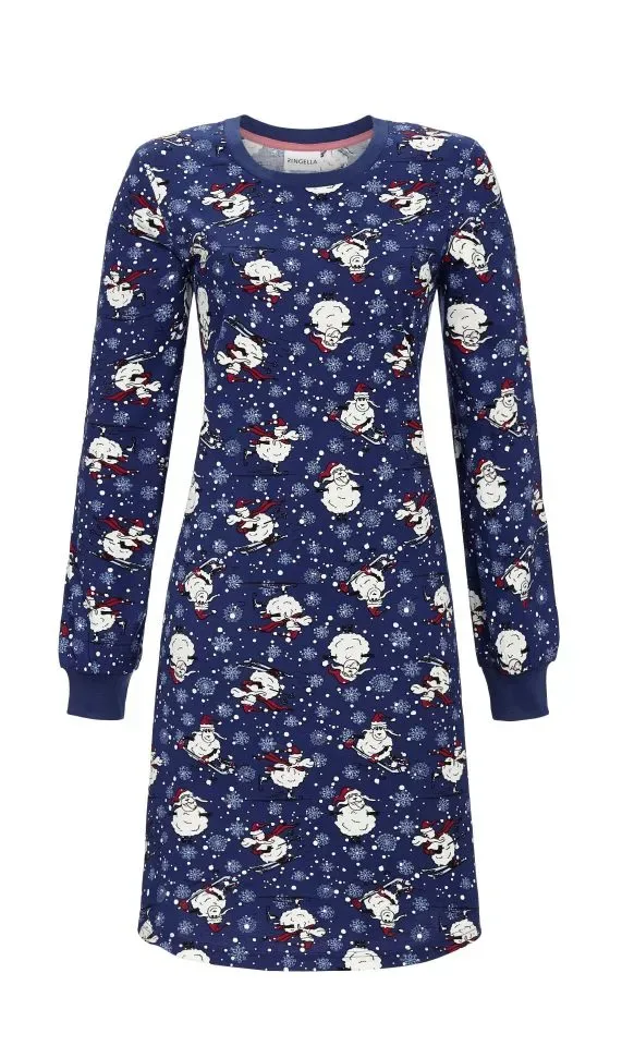 Ringella – Snowman  – Nachtkleed – 4511019 – Dark Denim