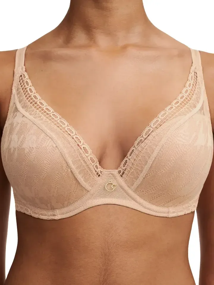 Chantelle – Impression – BH Plunge Voorgevormd – C11XNA – Clay Nude