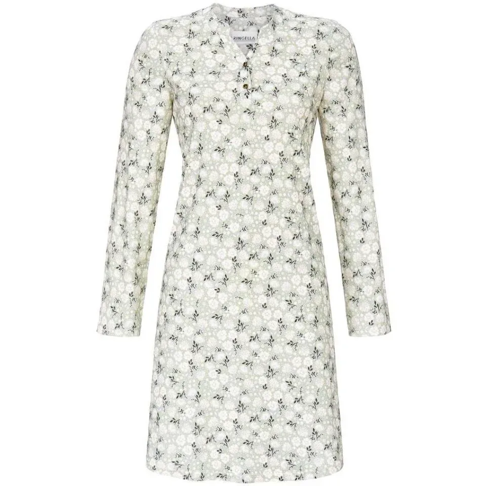 Ringella – Winter Flowers  – Nachtkleed – 4561011 – Green