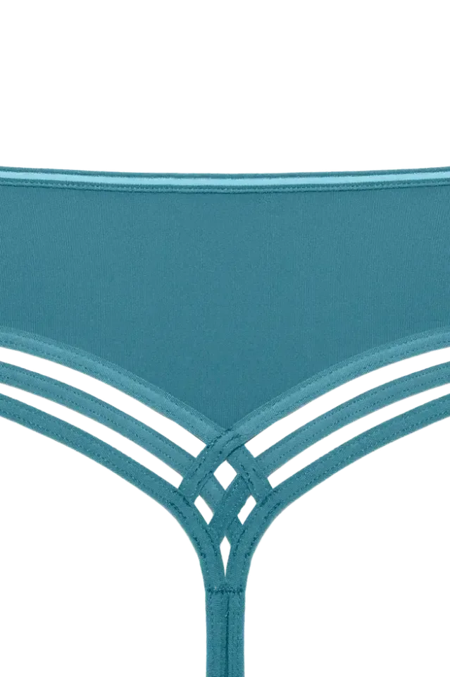 Marlies Dekkers – Dame de Paris – String – 36592 – Petrol and Light Blue
