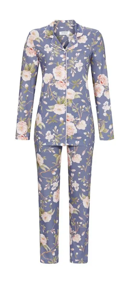 Ringella – Rose Pattern – Pyjama – 4511240 – Dark Fjord