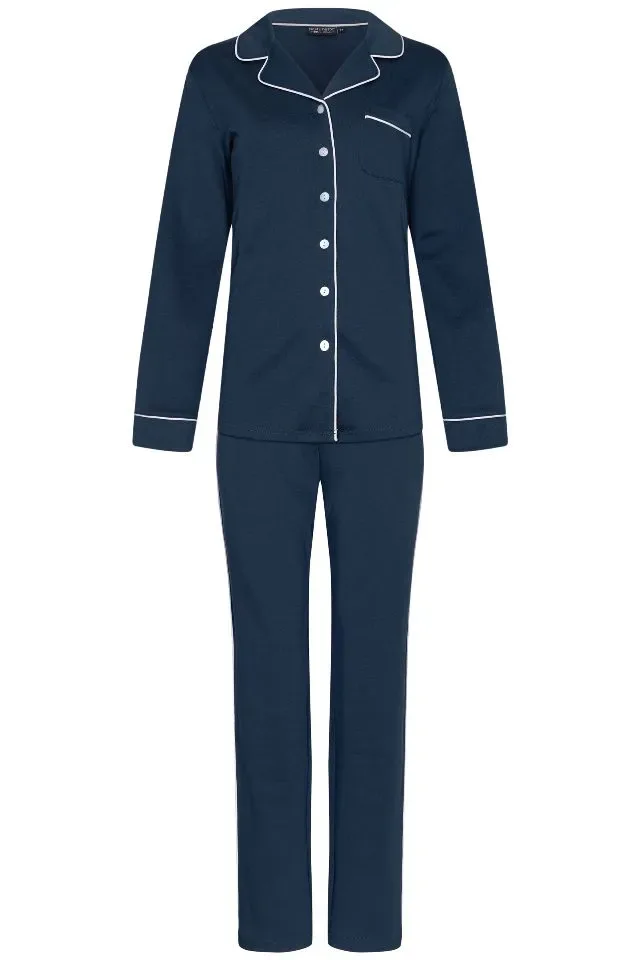 Pastunette – White Board – Pyjama – 25242-308-6 – Dark Blue – Maat