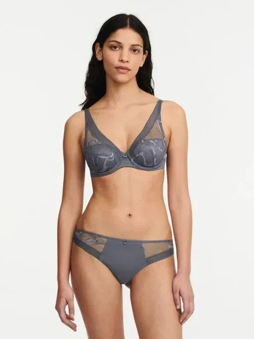 Chantelle – True Lace – BH Plunge Spacer – C11M20 – Gris Ardoise