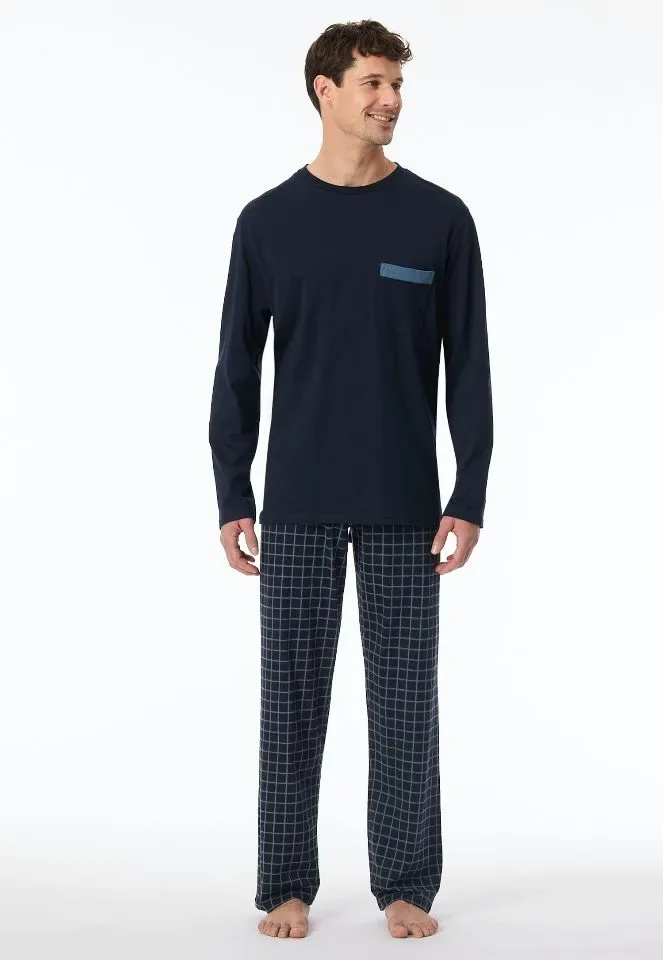 Schiesser – Comfort Nightwear - Pyjama – 180262 – Night Blue