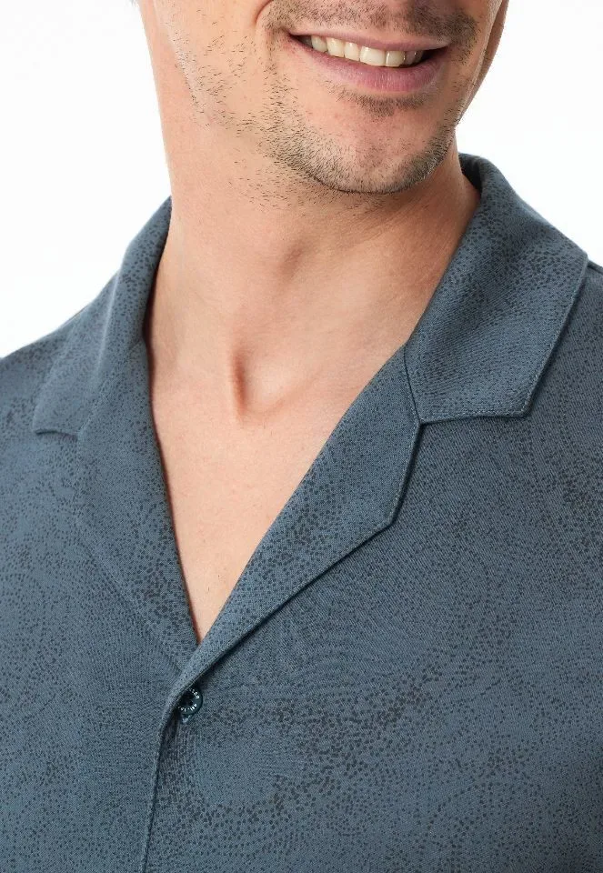 Schiesser – Fine Interlock – Pyjama – 182028 – Jeans Blue