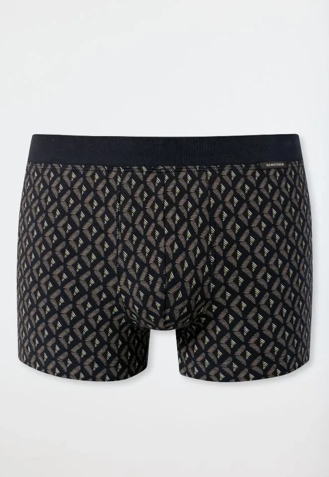Schiesser – Fine Interlock - Short – 179080 – Brown Grey