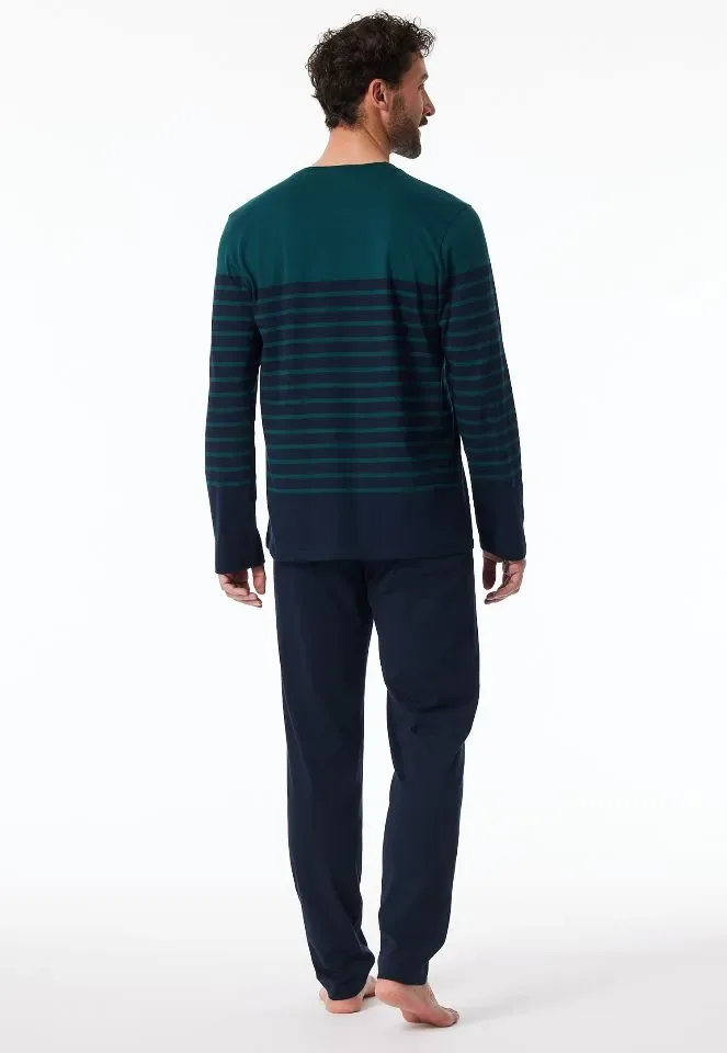 Schiesser – Casual Nightwear – Pyjama – 181925 - Petrol