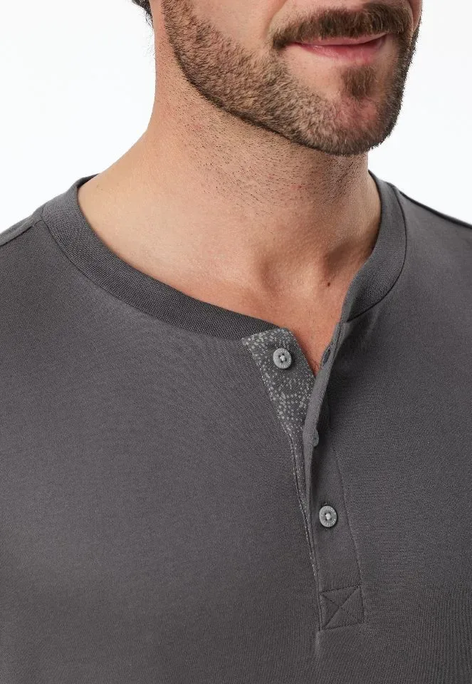 Schiesser – Fine Interlock – Pyjama – 182027 – Anthracite