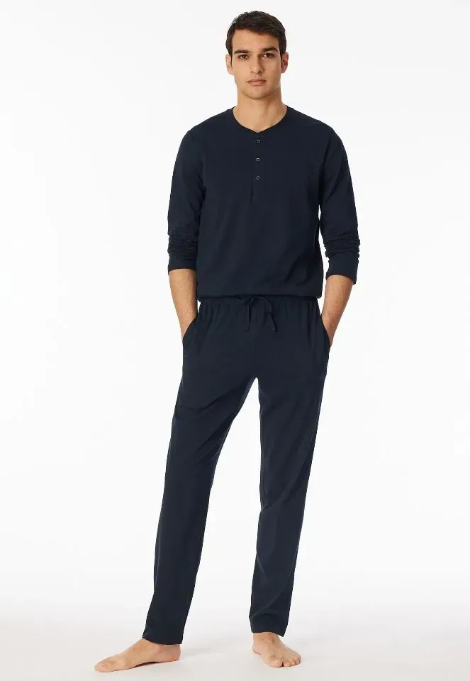 Schiesser - Mix & Relax - Long Pants - 182185 - Dark Blue