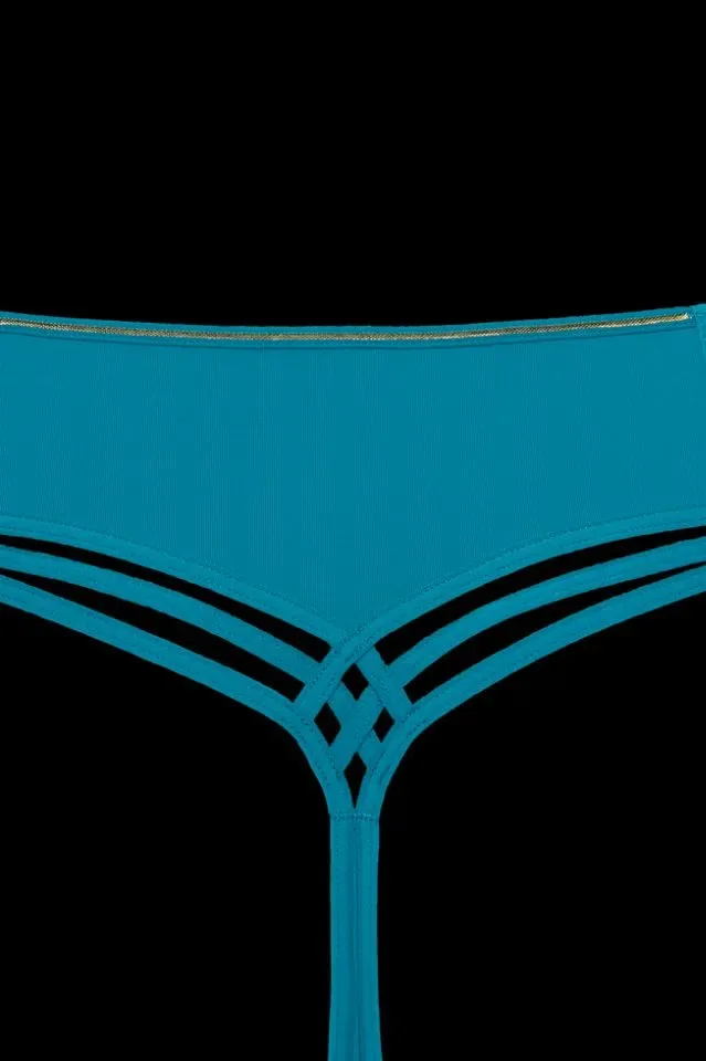 Marlies Dekkers – Dame de Paris – String – 37282 – Lake Blue and Gold