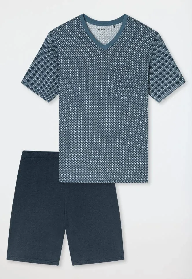 Schiesser - Comfort Nightwear – Pyjama – 181161 – Graphit