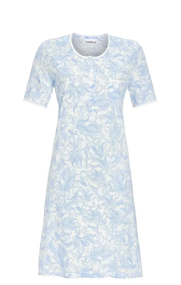 Ringella – Soft Paisley – Nachtkleed – 5211068 – Azur