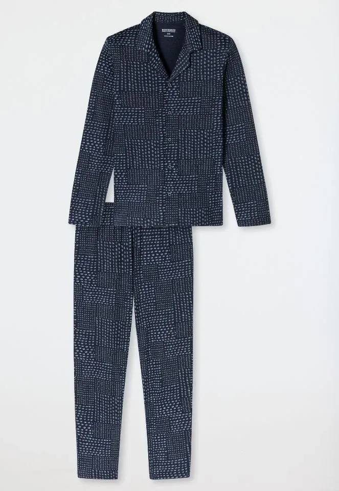 Schiesser – Fine Interlock – Pyjama – 182656 – Graphit