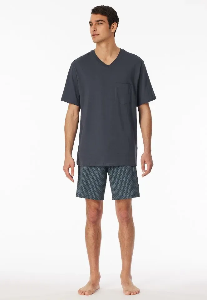 Schiesser - Comfort Essentials – Pyjama – 181153 – Graphit