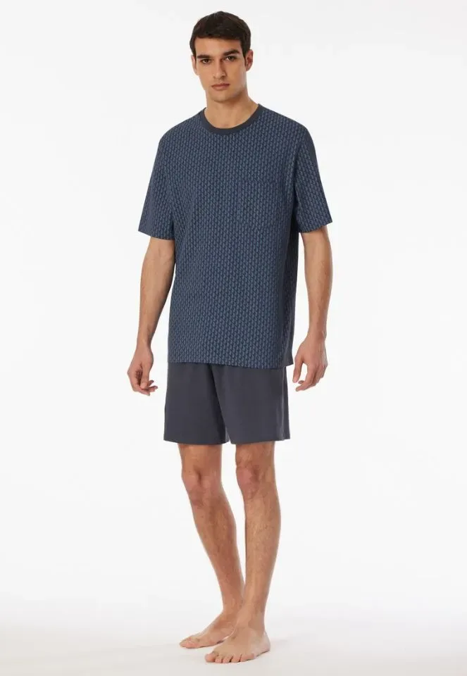 Schiesser - Comfort Essentials – Pyjama – 181155 – Graphit