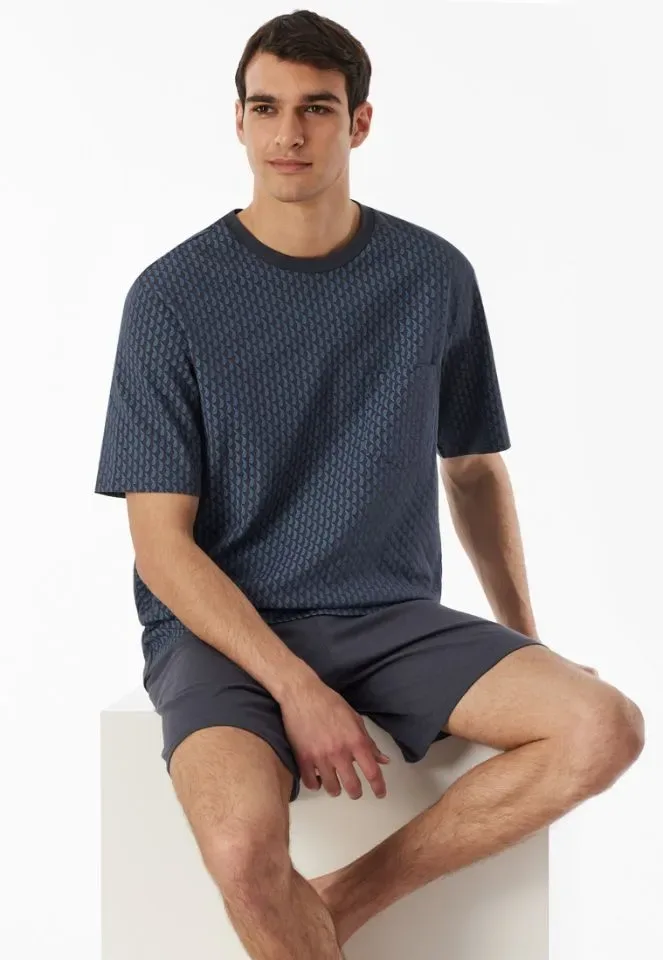 Schiesser - Comfort Essentials – Pyjama – 181155 – Graphit