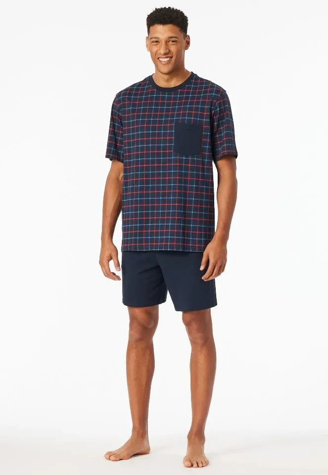 Schiesser - Comfort Essentials – Pyjama – 181155 – Navy