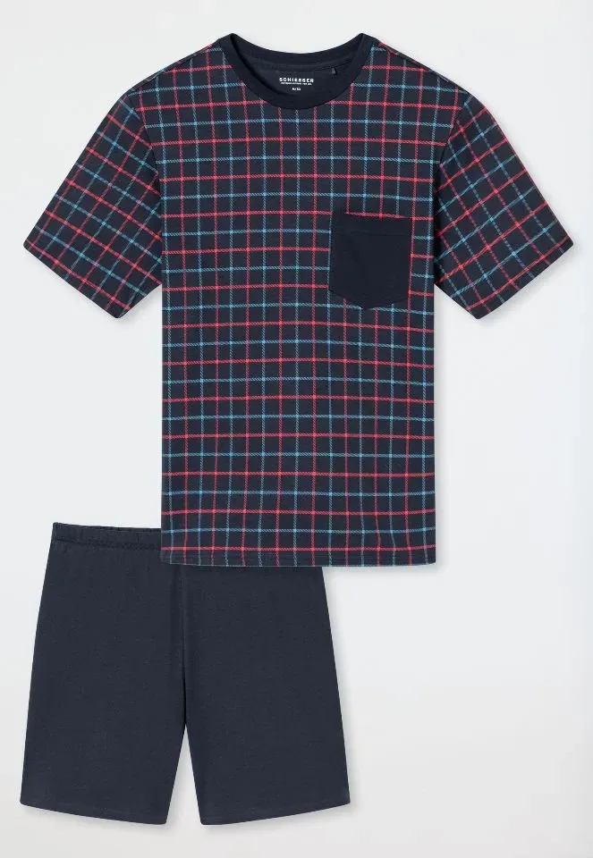 Schiesser - Comfort Essentials – Pyjama – 181155 – Navy
