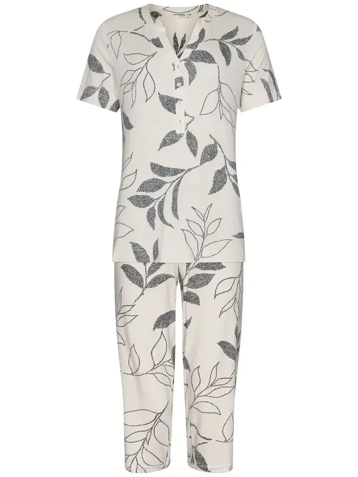 Pastunette –  Leaf Shadows - Pyjama – 121251-218-1 – Beige