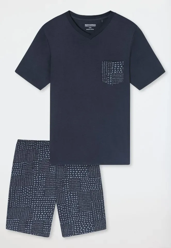 Schiesser - Fine Interlock – Pyjama – 182612 - Graphit