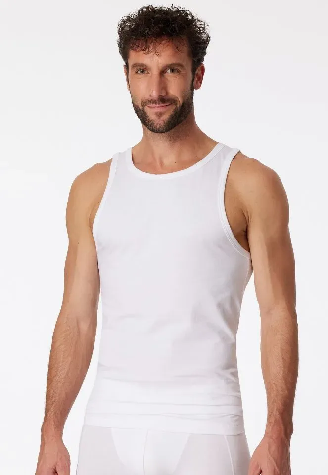 Schiesser - 95/5 - Shirt 0/0 Singlet 2Pack - 176038 – White