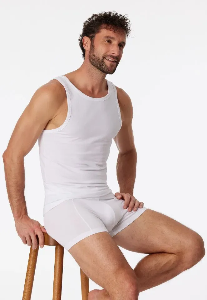 Schiesser - 95/5 - Shirt 0/0 Singlet 2Pack - 176038 – White