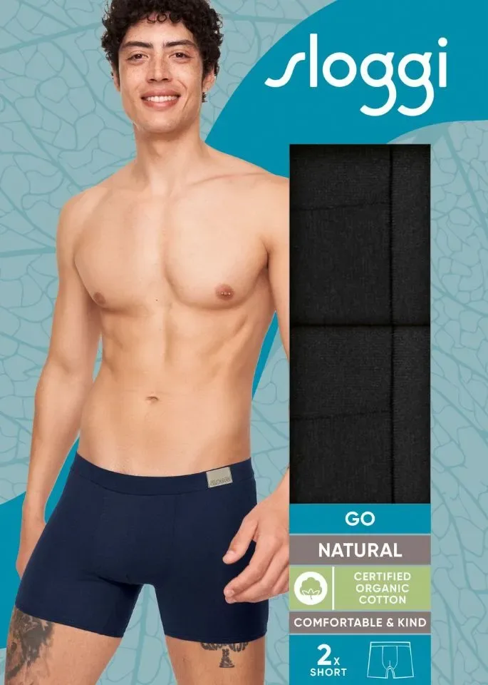 Sloggi – Men – GO Natural – Short C2P – 10214598 - Black