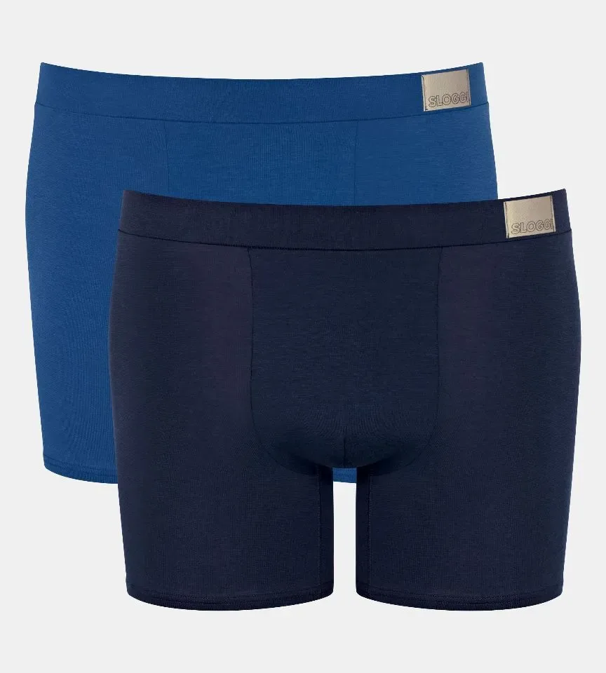 Sloggi – Men – GO Natural – Short C2P – 10214598 - Blue Multicolor