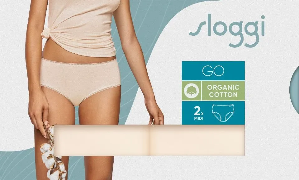 Sloggi – GO – Midi C2P – 10207340 – Fresh Powder