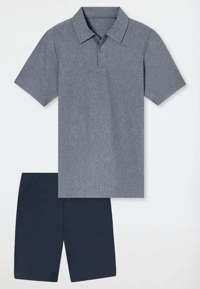 Schiesser – Selected Premium – Pyjama – 182600 – Night Blue