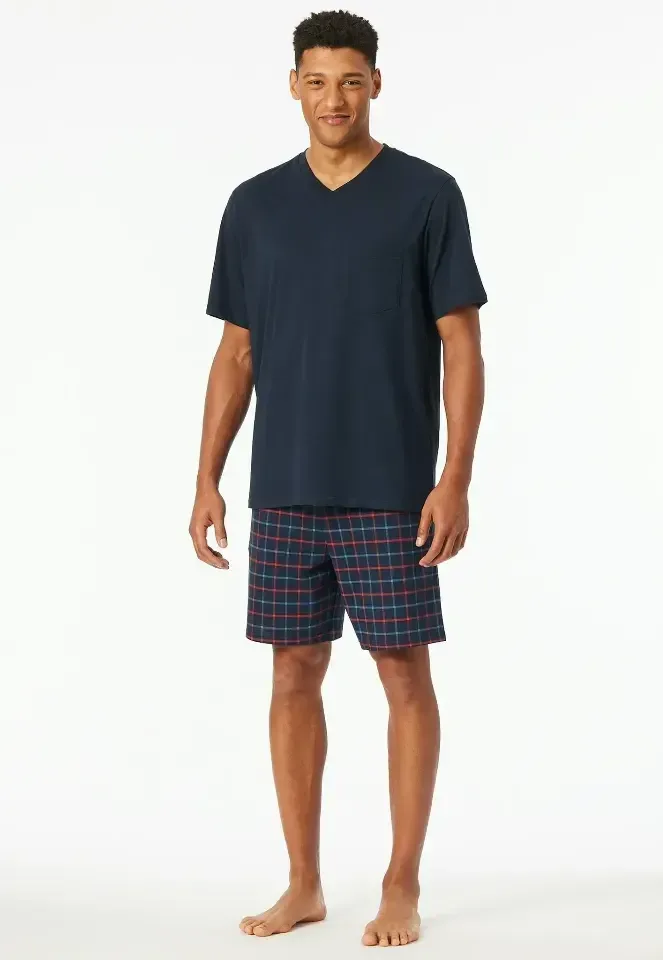 Schiesser - Comfort Essentials – Pyjama – 181153 – Navy
