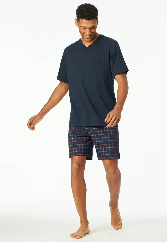 Schiesser - Comfort Essentials – Pyjama – 181153 – Navy