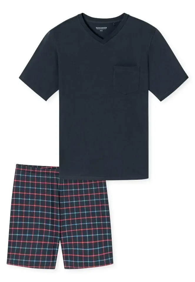 Schiesser - Comfort Essentials – Pyjama – 181153 – Navy