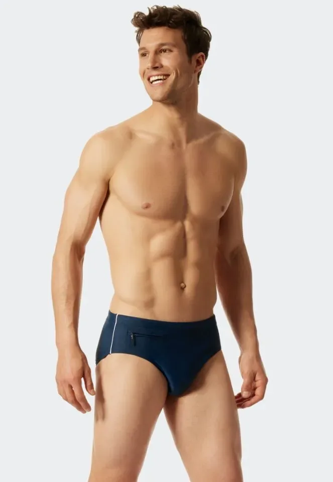 Schiesser – Nautical Casual – Zwemslip – 172772- Admiral