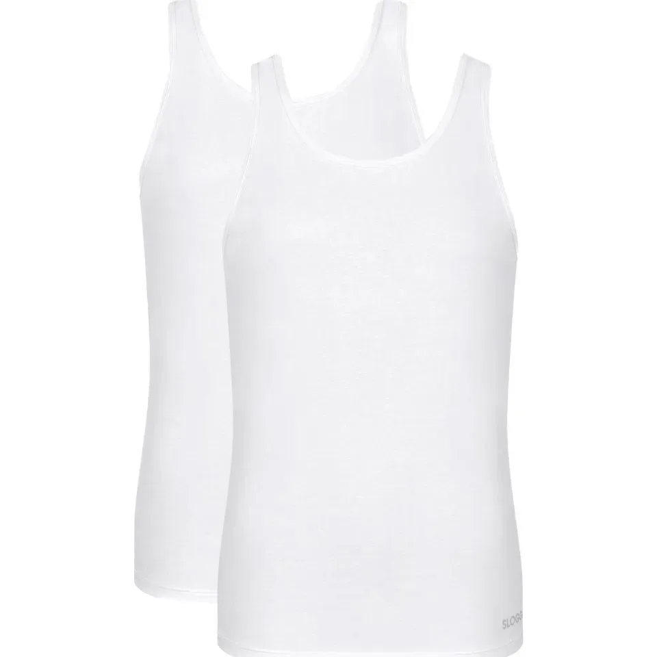 Sloggi Men GO ABC 2.0 Tank Top 2P - 10217898 – White