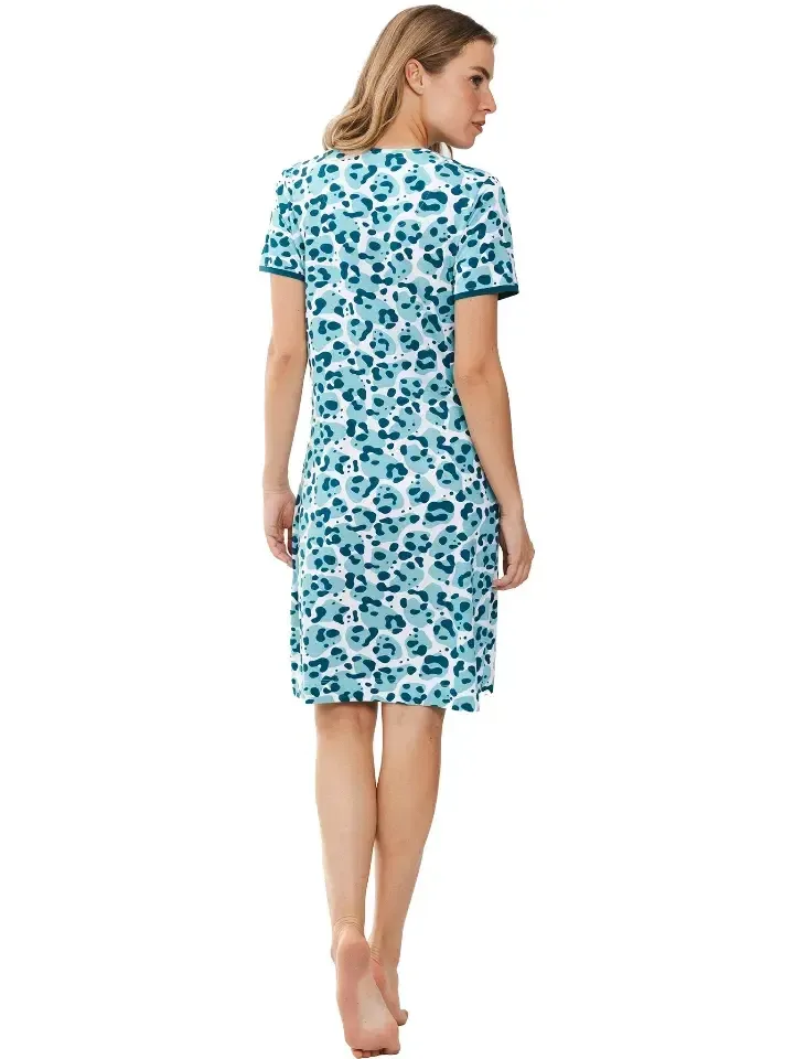 Pastunette –  Tropical - Nachtkleed – 111251-600-4 – Dark Green
