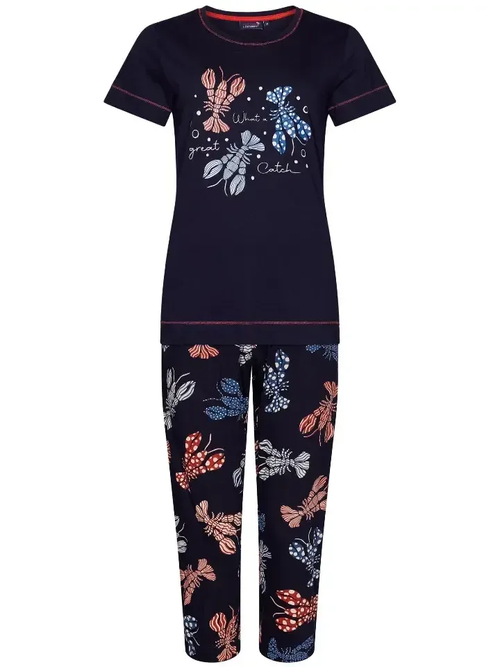 Pastunette –  Lobster  - Pyjama – 121251-626-1 – Dark Blue