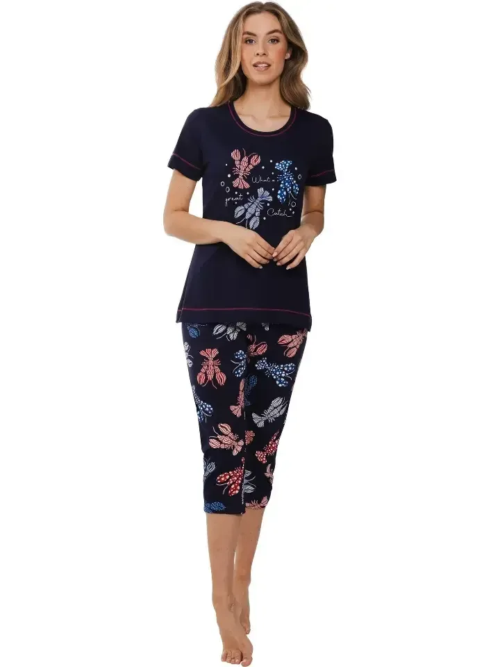 Pastunette –  Lobster  - Pyjama – 121251-626-1 – Dark Blue