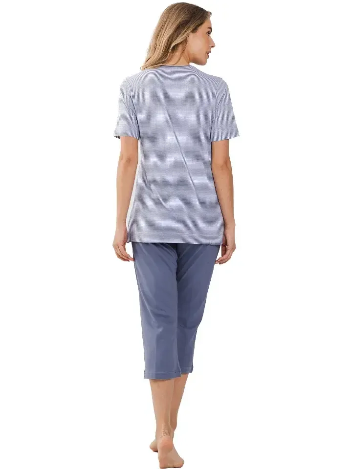 Pastunette – Flowers - Pyjama – 121251-101-1 – Light Grey