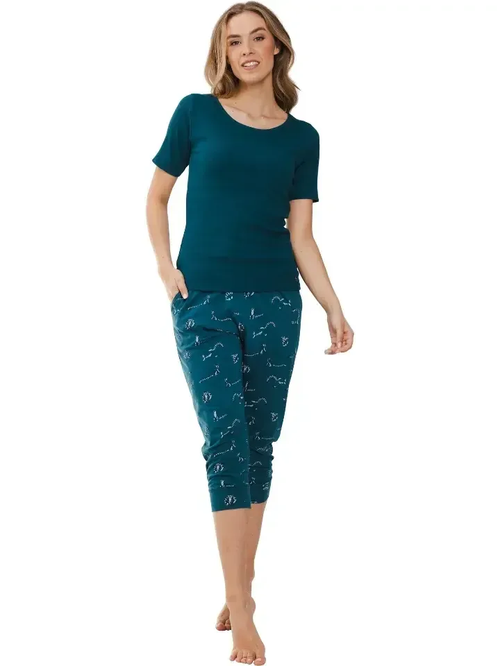 Pastunette – Maki - Pyjama – 121251-606-1 – Dark Green