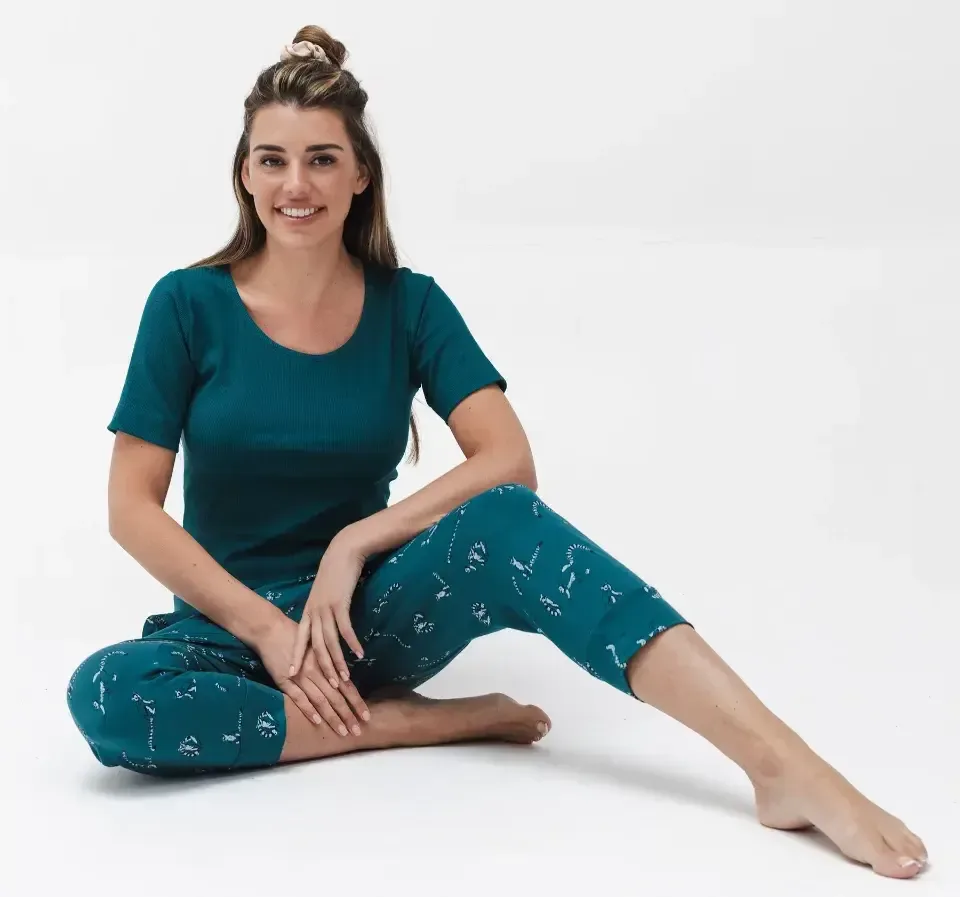 Pastunette – Maki - Pyjama – 121251-606-1 – Dark Green