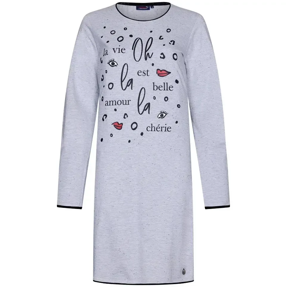 Pastunette – Eye-Nonic - Nachtkleed – 11242-462-2 – Light Grey