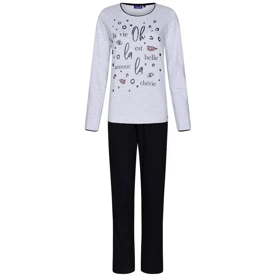 Pastunette – Eye-Nonic - Pyjama – 21242-462-2 – Light Grey