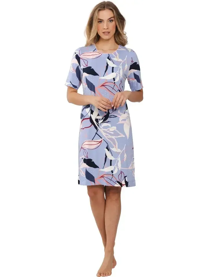Pastunette –  Artistic Floral  - Nachtkleed – 111251-212-1 – Light Blue