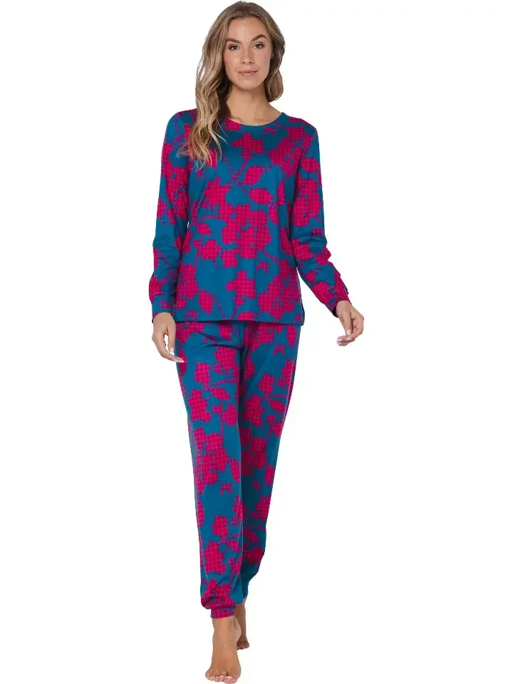 Pastunette – Sangria Nights - Pyjama – 121252-101-1 – Dark Green