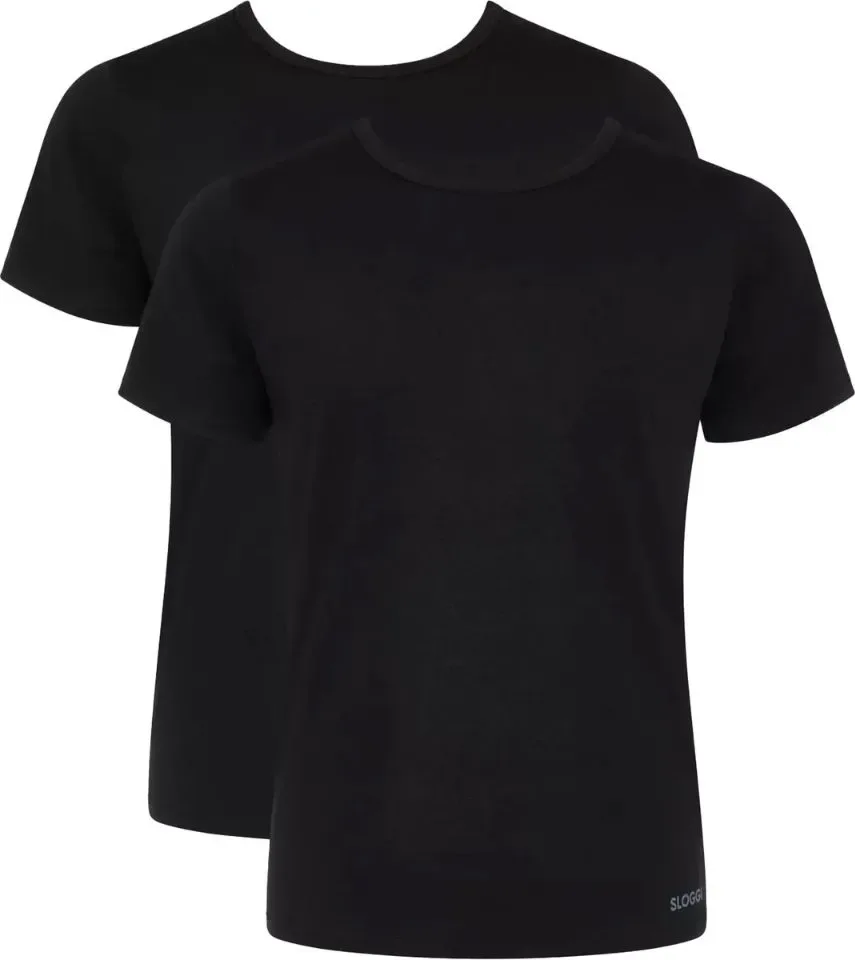 Sloggi Men GO ABC 2.0 O-Neck 2P – 10217962 – Black