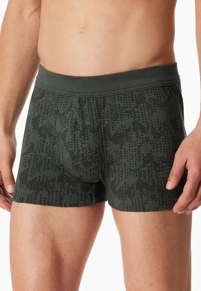 Schiesser – Fine Interlock - Short – 183180 – Dark Green